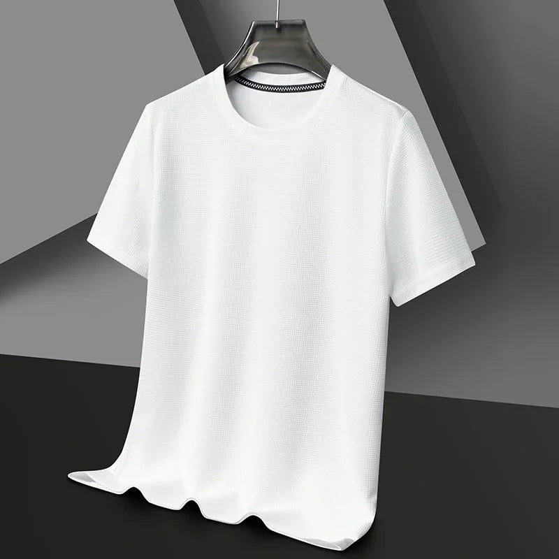Waffle Round Neck T-shirt