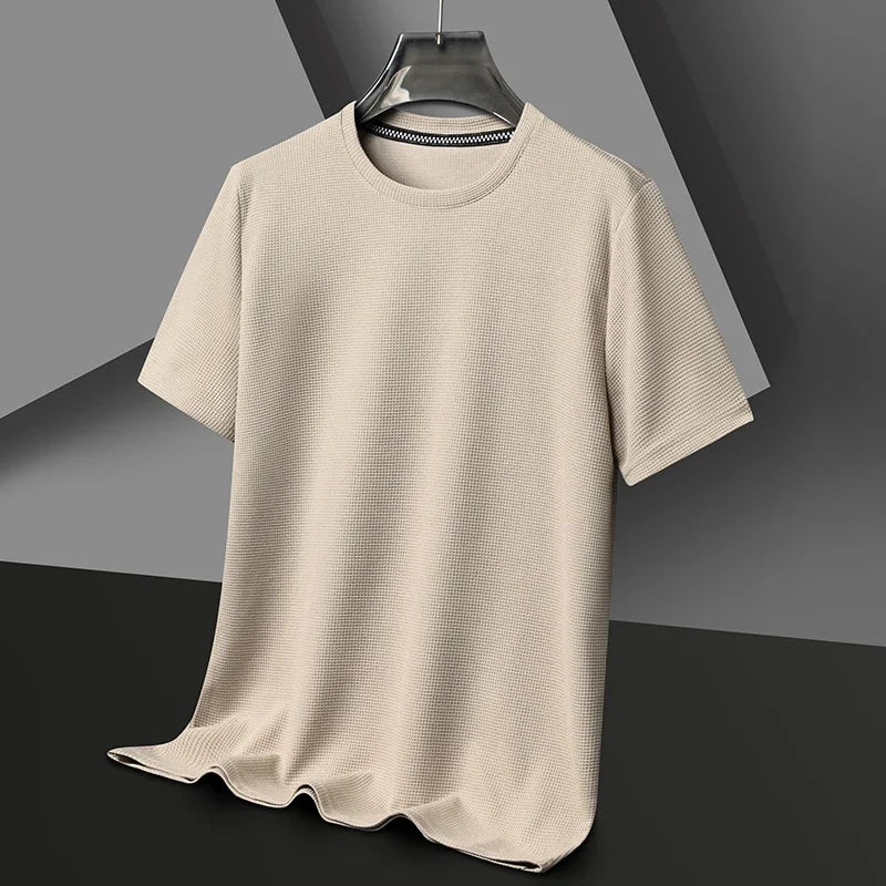 Waffle Round Neck T-shirt