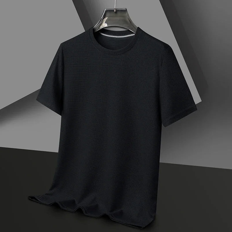 Waffle Round Neck T-shirt