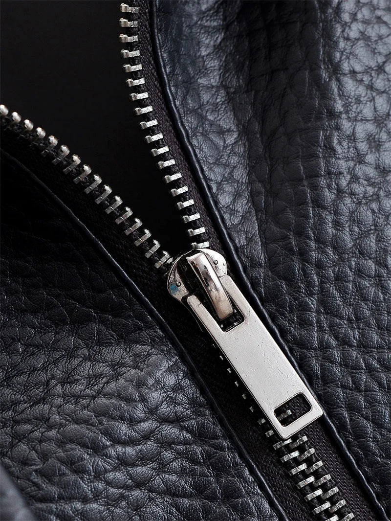 Pebble Faux Leather Jacket