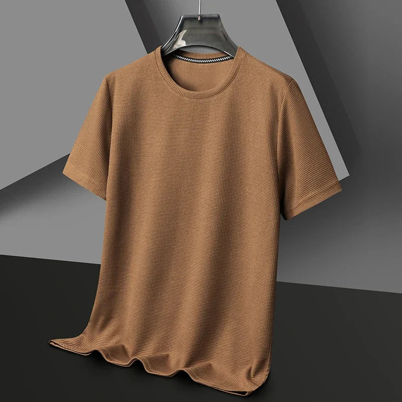 Waffle Round Neck T-shirt