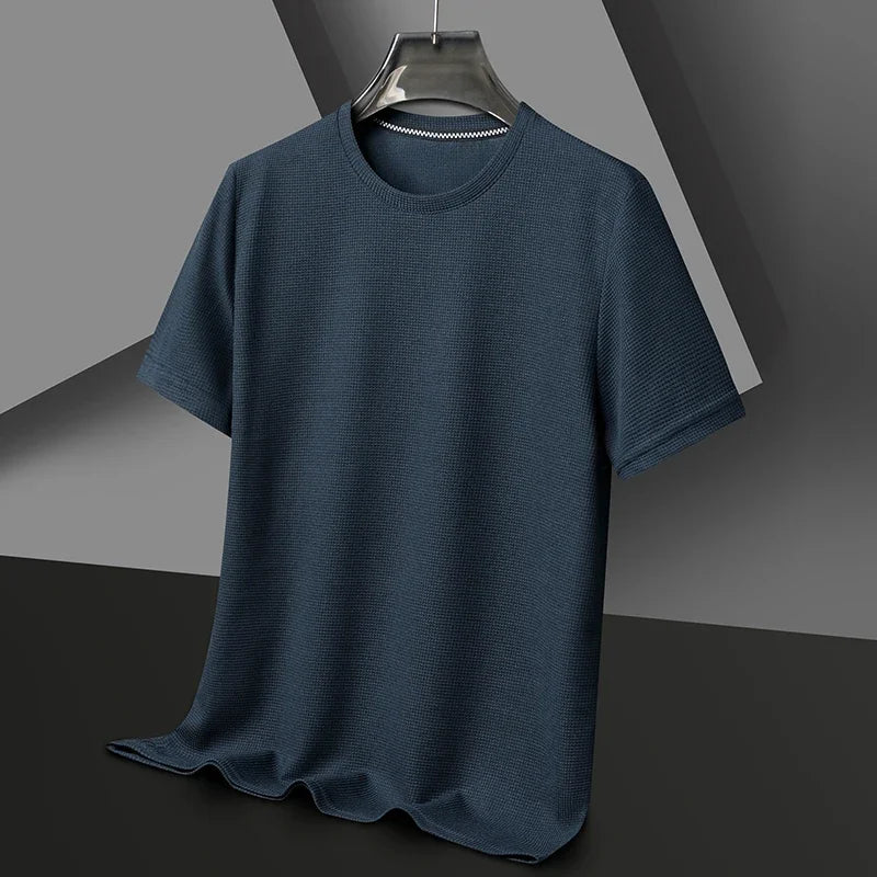 Waffle Round Neck T-shirt